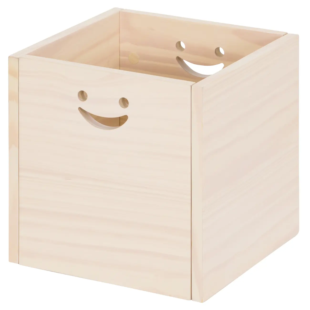 CAIXA ORGANIZADORA 30 CM X 30 CM X 30 CM PÉ COM PÉ - NATURAL WASHED - Foto 2
