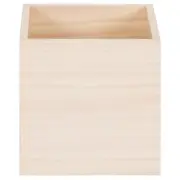 CAIXA ORGANIZADORA 30 CM X 30 CM X 30 CM PÉ COM PÉ - NATURAL WASHED - Foto 3