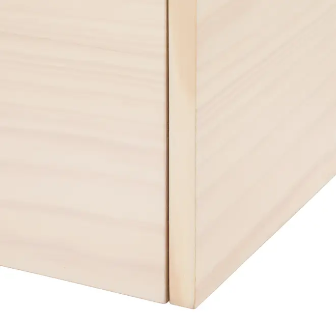 CAIXA ORGANIZADORA 30 CM X 30 CM X 30 CM PÉ COM PÉ - NATURAL WASHED - Foto 5