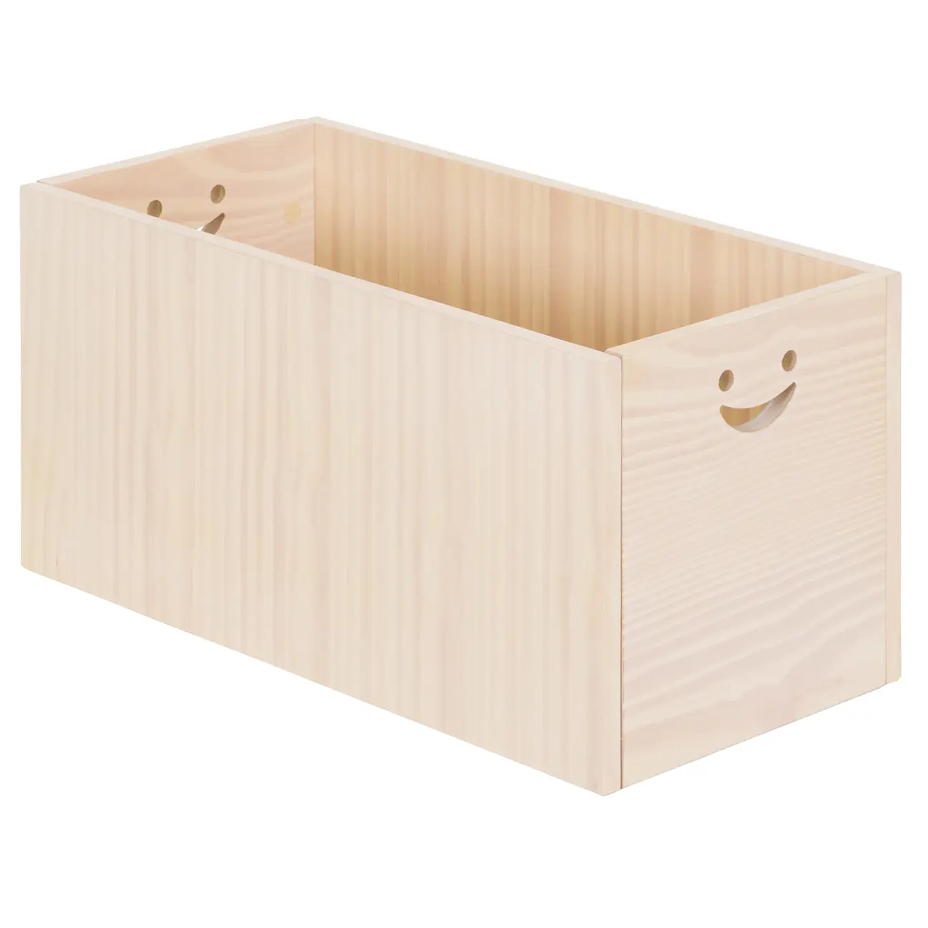 CAIXA ORGANIZADORA 30 CM X 60 CM X 30 CM PÉ COM PÉ - NATURAL WASHED - Foto 1