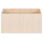 CAIXA ORGANIZADORA 30 CM X 60 CM X 30 CM PÉ COM PÉ - NATURAL WASHED - Foto 2