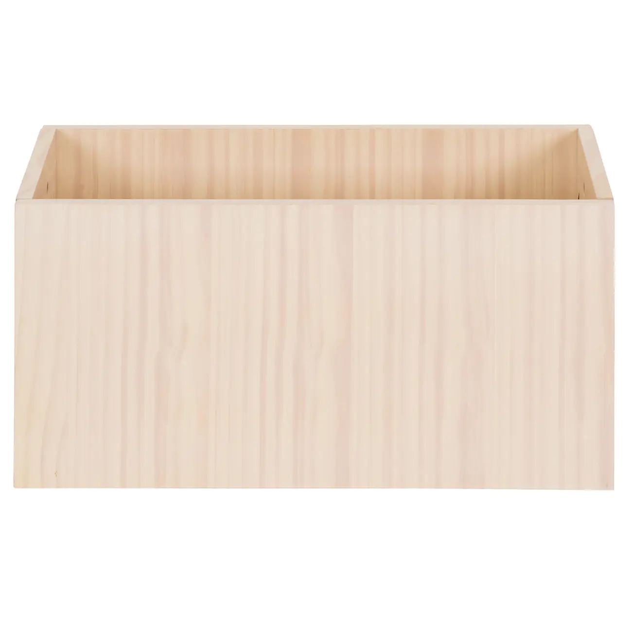 CAIXA ORGANIZADORA 30 CM X 60 CM X 30 CM PÉ COM PÉ - NATURAL WASHED - Foto 2