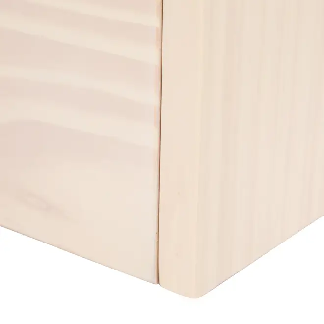 CAIXA ORGANIZADORA 30 CM X 60 CM X 30 CM PÉ COM PÉ - NATURAL WASHED - Foto 5