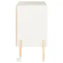 CÔMODA 2 PORTAS 86 CM X 45 CM PÉ COM PÉ - BRANCO/NATURAL WASHED - Foto 4