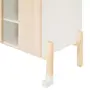 CÔMODA 2 PORTAS 86 CM X 45 CM PÉ COM PÉ - BRANCO/NATURAL WASHED - Foto 8