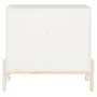 CÔMODA 2 PORTAS 86 CM X 45 CM PÉ COM PÉ - BRANCO/NATURAL WASHED - Foto 9