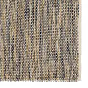 TAPETE 57 CM X 1,40 M CARAÚNA - AZUL ESCURO/NATURAL - Foto 2