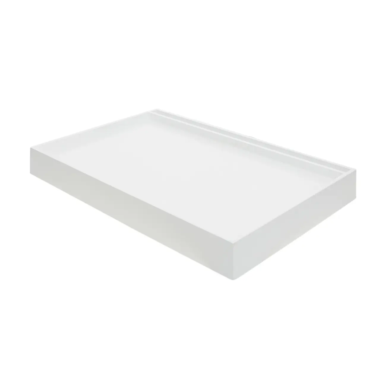 BANDEJA COM PÉ 43 CM X 28 CM MATINAL - BRANCO - Foto 2