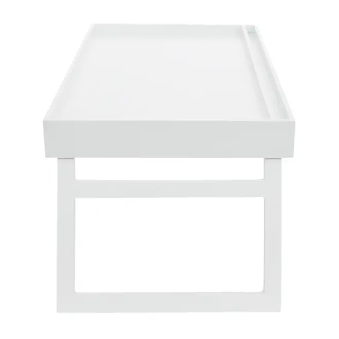 BANDEJA COM PÉ 43 CM X 28 CM MATINAL - BRANCO - Foto 4