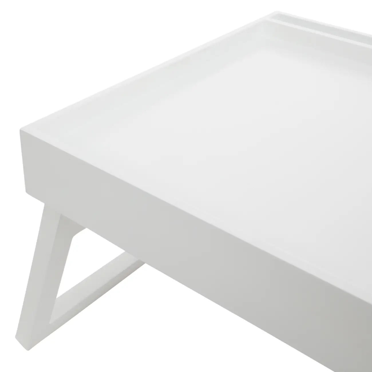 BANDEJA COM PÉ 43 CM X 28 CM MATINAL - BRANCO - Foto 5