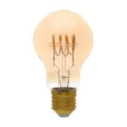 LÂMPADA DE FILAMENTO LOOP 4W A60 E27 127/220V LUZ AMARELA SAVE ENERGY - HANBAR - Foto 1