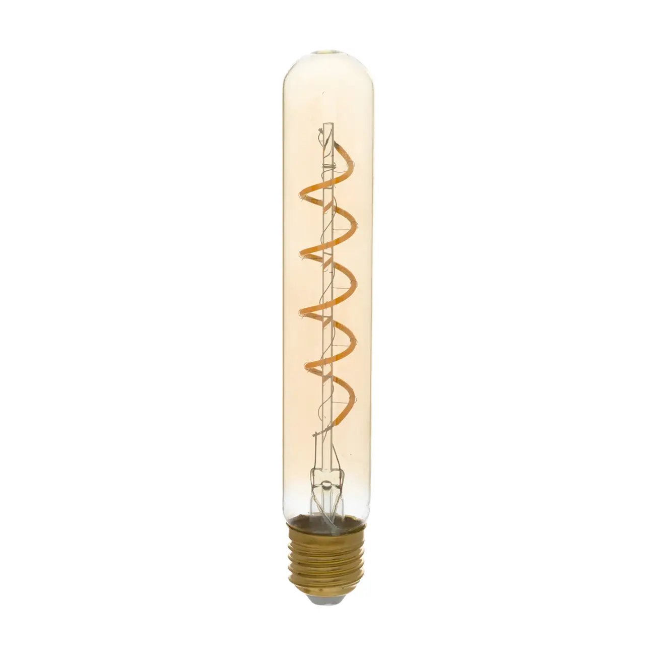 LÂMPADA LED DE FILAMENTO LOOP 4W T30 E27 127/220V LUZ AMARELA SAVE ENERGY - HANBAR - Foto 1