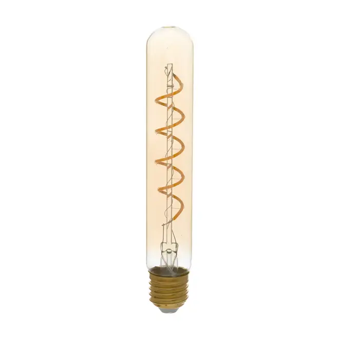 LÂMPADA LED DE FILAMENTO LOOP 4W T30 E27 127/220V LUZ AMARELA SAVE ENERGY - HANBAR - Foto 1