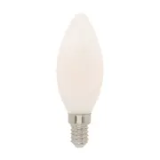 LÂMPADA DE FILAMENTO MILKY 4W VELA E14 127/220V LUZ AMARELA SAVE ENERGY - BRANCO - Foto 1