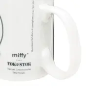 CANECA 300 ML MIFFY - BRANCO/KONKRET - Foto 6