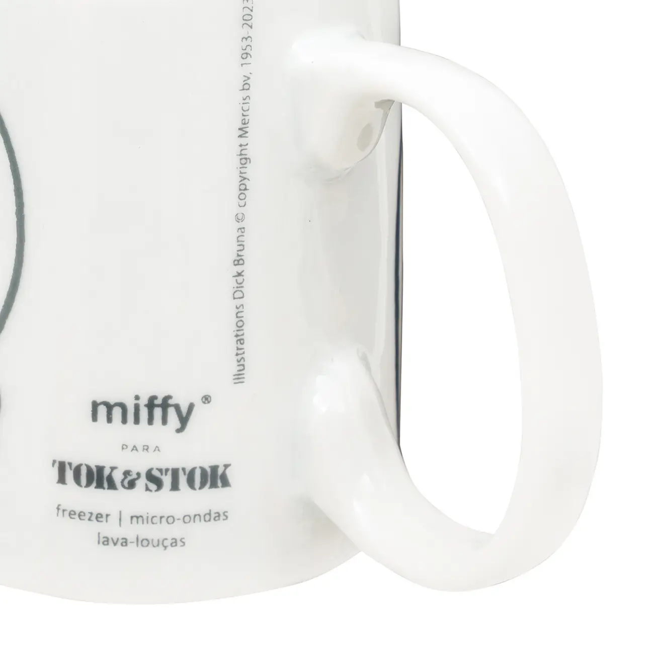 CANECA 300 ML MIFFY - BRANCO/KONKRET - Foto 6