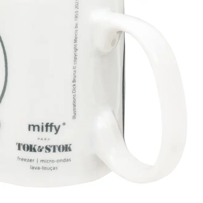 CANECA 300 ML MIFFY - BRANCO/KONKRET - Foto 6