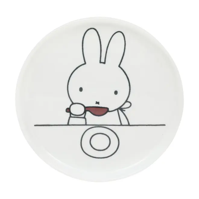 PRATO PARA SOBREMESA MIFFY - BRANCO/KONKRET - Foto 1