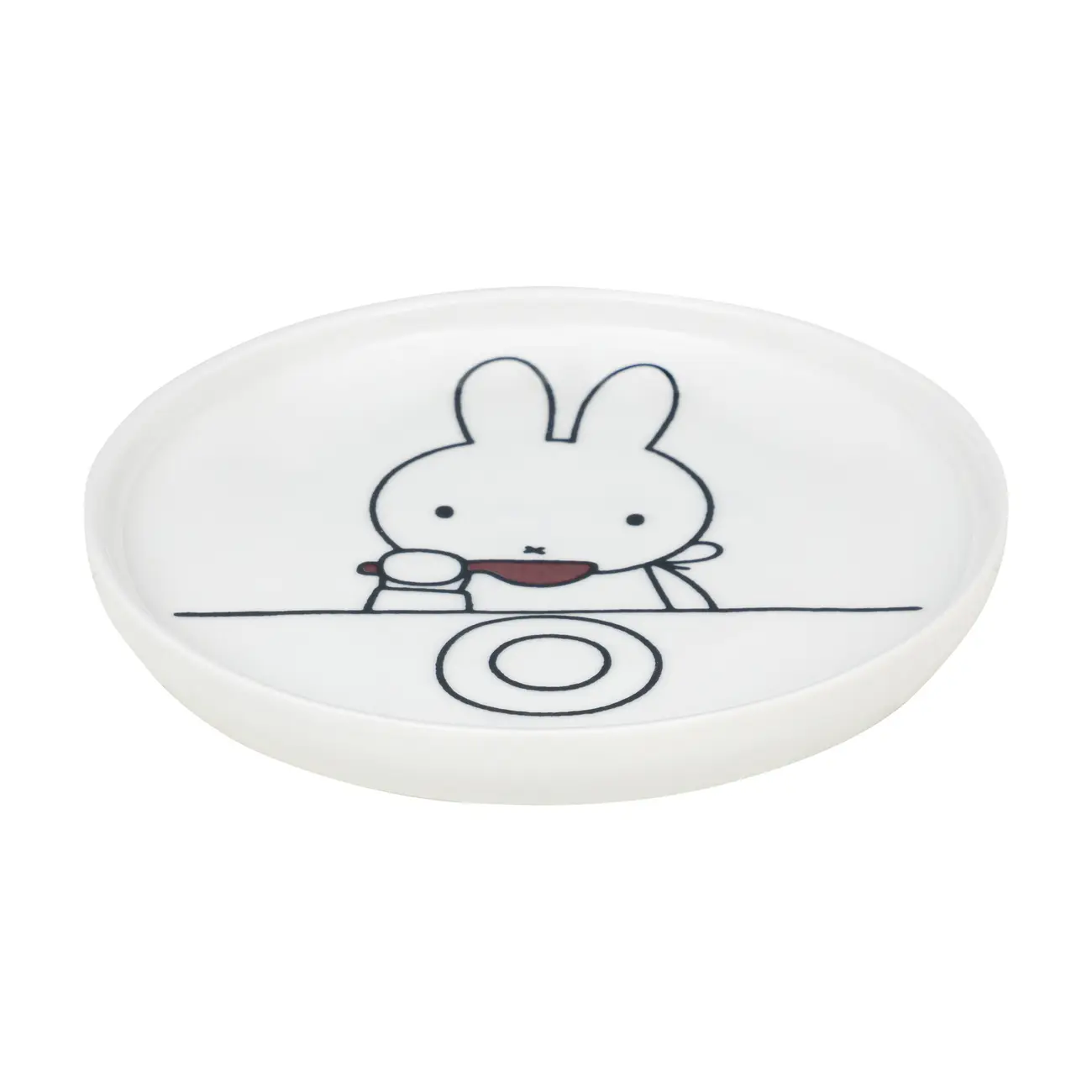 PRATO PARA SOBREMESA MIFFY - BRANCO/KONKRET - Foto 2