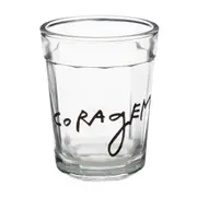 COPO APERITIVO 45 ML COM 4 MANUSCRITO - INCOLOR/PRETO - Foto 2
