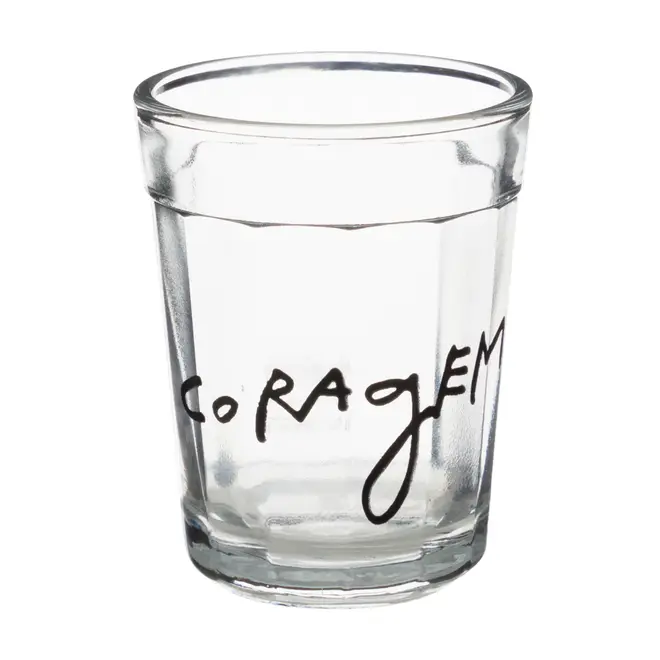 COPO APERITIVO 45 ML COM 4 MANUSCRITO - INCOLOR/PRETO - Foto 2