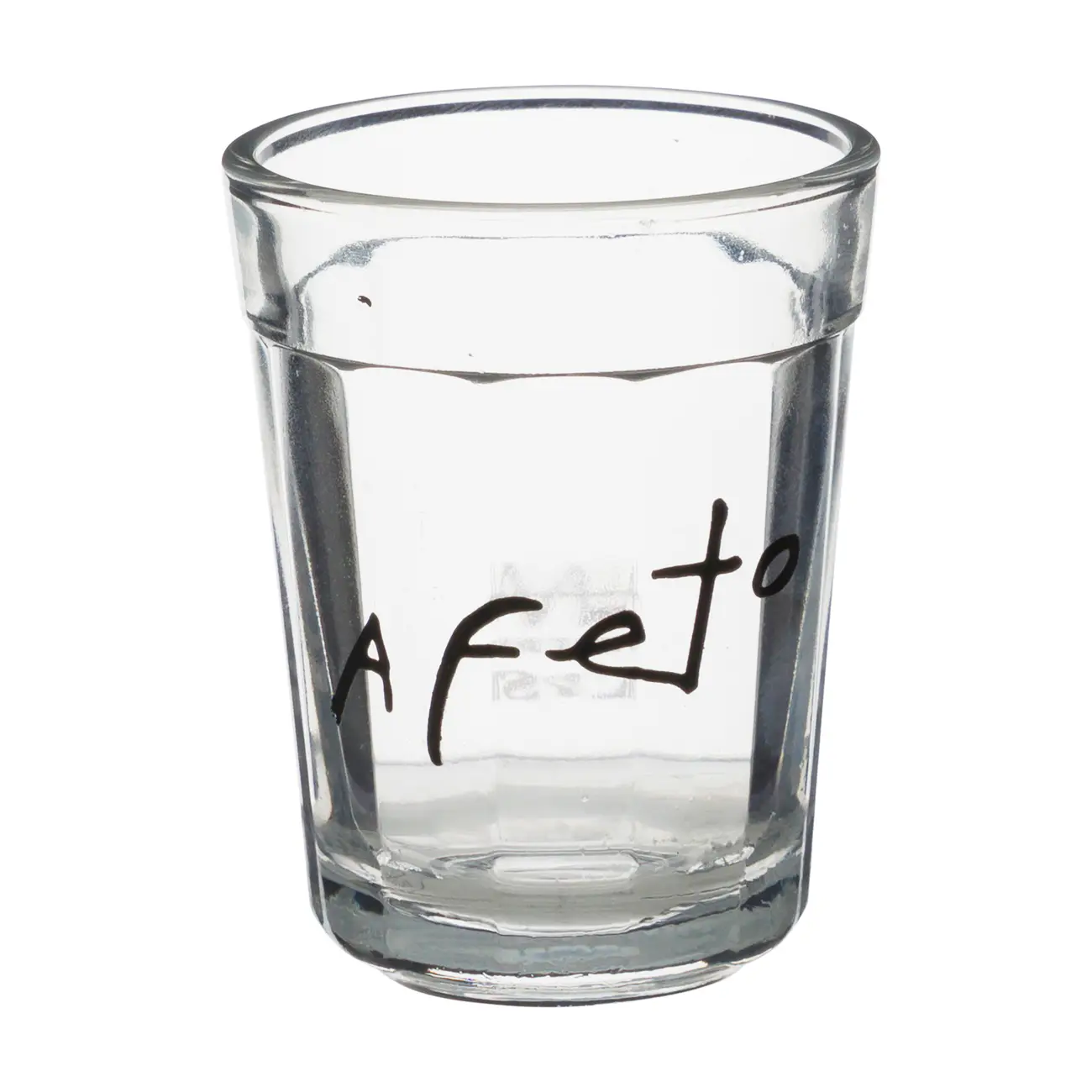 COPO APERITIVO 45 ML COM 4 MANUSCRITO - INCOLOR/PRETO - Foto 4