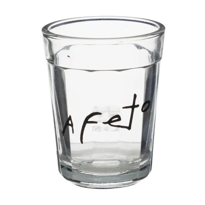 COPO APERITIVO 45 ML COM 4 MANUSCRITO - INCOLOR/PRETO - Foto 4
