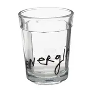 COPO APERITIVO 45 ML COM 4 MANUSCRITO - INCOLOR/PRETO - Foto 5