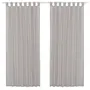 CINZA/NATURAL - CORTINA 2 PEÇAS 1,30 M X 2,30 M ORSAY