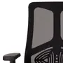 CADEIRA DE ESCRITÓRIO ASSET - PRETO/PRETO - Foto 4