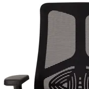 CADEIRA DE ESCRITÓRIO ASSET - PRETO/PRETO - Foto 4