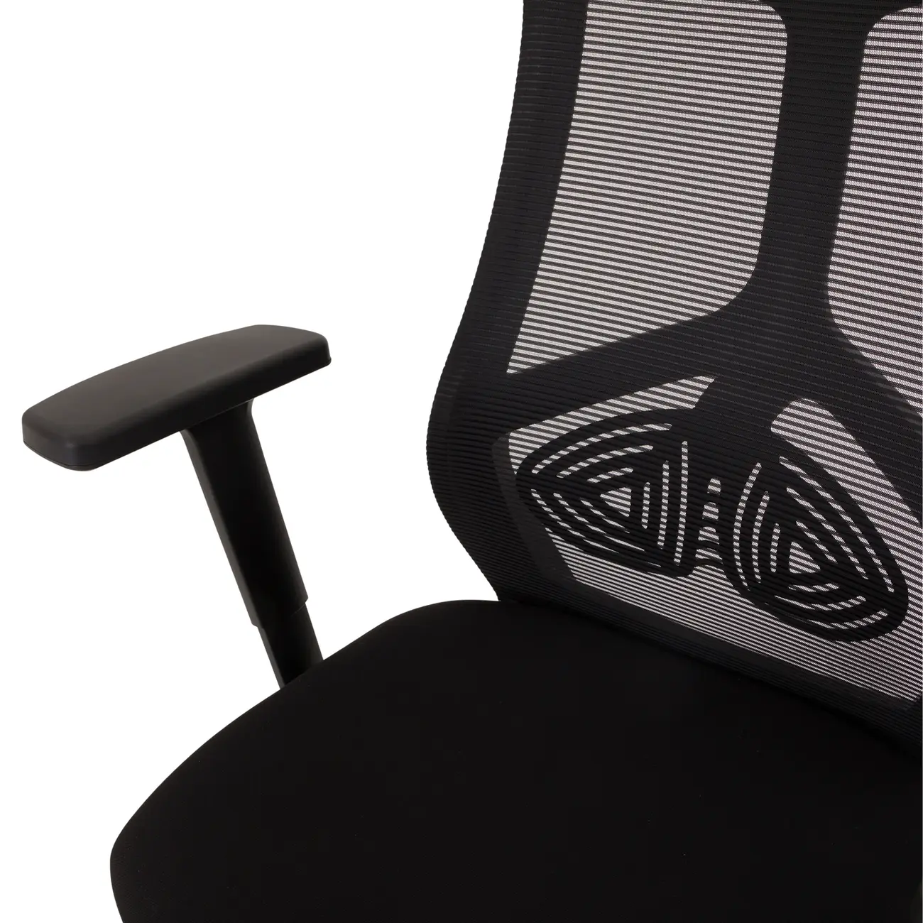 CADEIRA DE ESCRITÓRIO ASSET - PRETO/PRETO - Foto 7