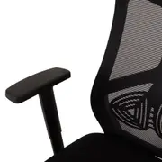 CADEIRA DE ESCRITÓRIO ALTA ASSET - PRETO/PRETO - Foto 8