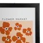 QUADRO FLOWER MARKET STOCKHOLM 23 CM X 33 CM - PRETO/MULTICOR - Foto 3