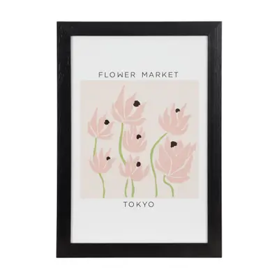 QUADRO 23 CM X 33 CM FLOWER MARKET TOKYO