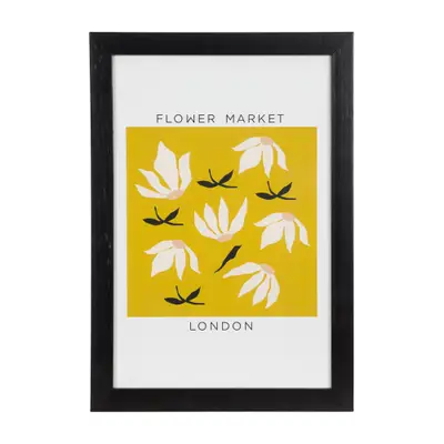 QUADRO 23 CM X 33 CM FLOWER MARKET LONDON