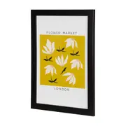 QUADRO 23 CM X 33 CM FLOWER MARKET LONDON - PRETO/MULTICOR - Foto 2