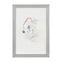QUADRO BLUE FLOWERS I 23 CM X 33 CM - CINZA PROVENCE/MULTICOR - Foto 1