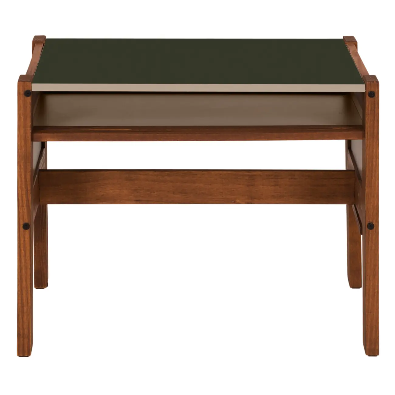 MESA INFANTIL 68 CM X 42 CM GARATUJA - CAMELO/MUSGO - Foto 1