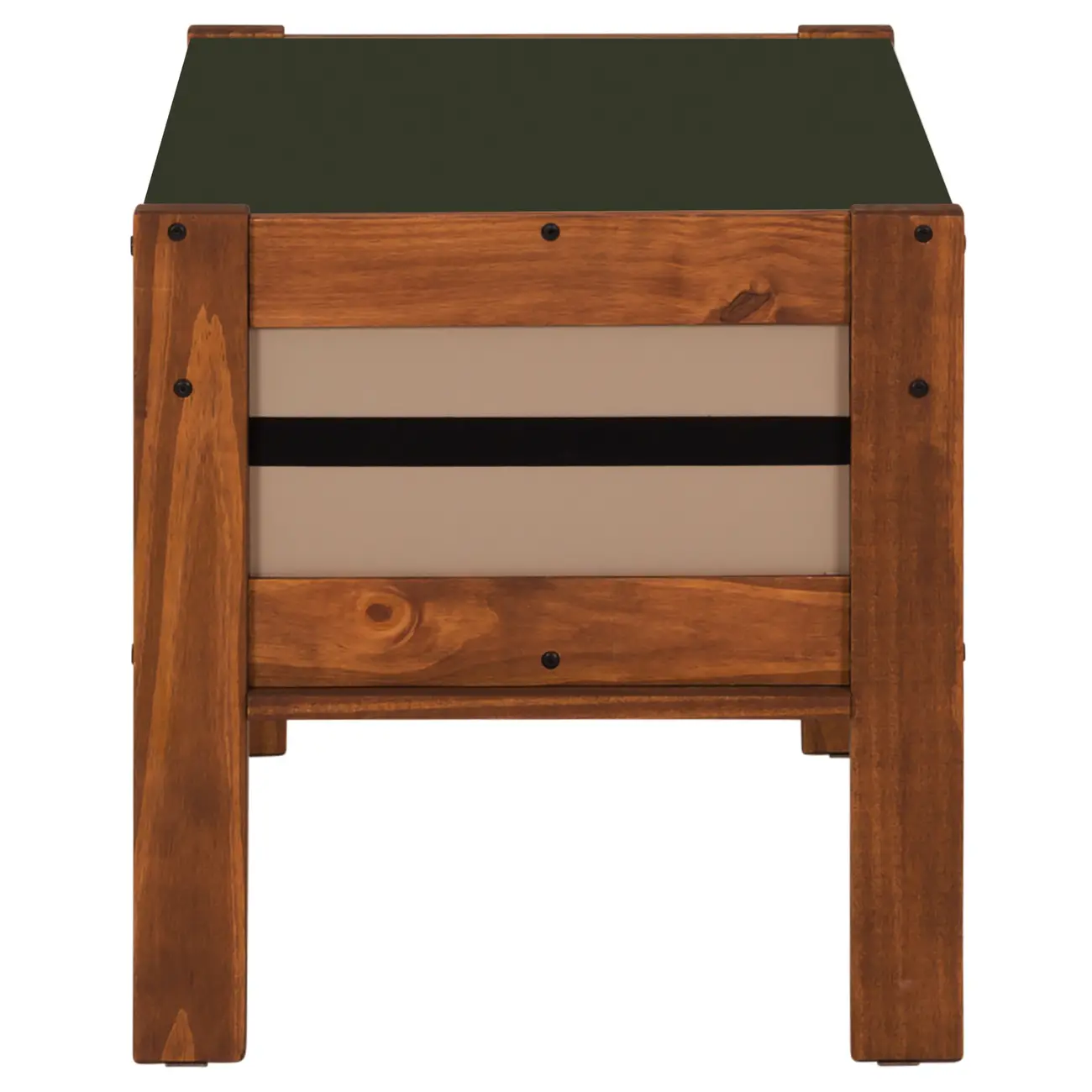 MESA INFANTIL 68 CM X 42 CM GARATUJA - CAMELO/MUSGO - Foto 3