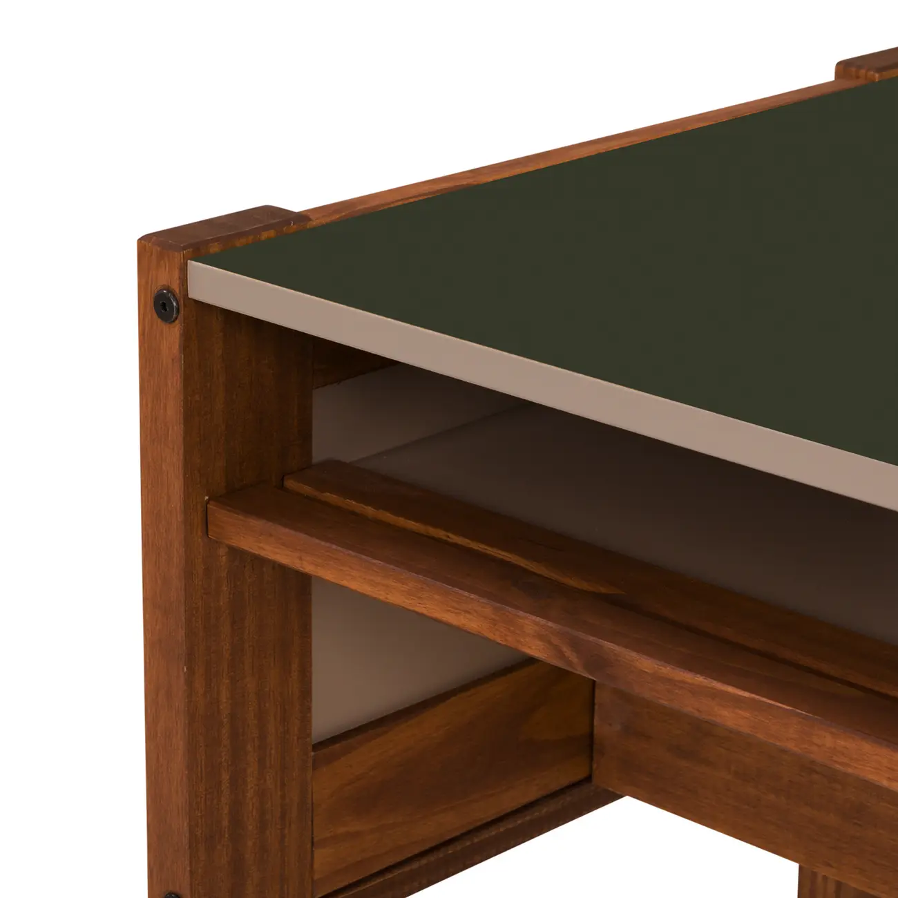 MESA INFANTIL 68 CM X 42 CM GARATUJA - CAMELO/MUSGO - Foto 4