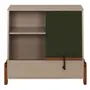 ESTANTE INFANTIL 1 PORTA 72 CM X 71 CM GARATUJA - CAMELO/MUSGO - Foto 1