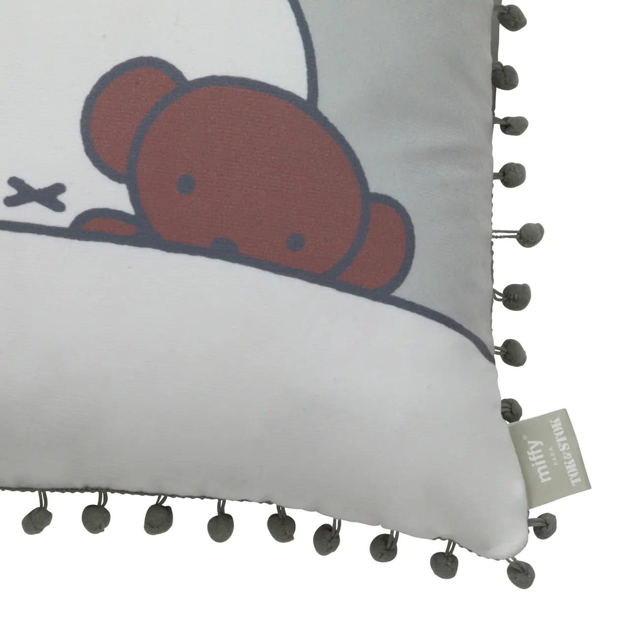ALMOFADA 44 CM X 44 CM MIFFY - FLANDRES/RUBY MOCHA - Foto 2