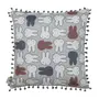 ALMOFADA 44 CM X 44 CM MIFFY - FLANDRES/RUBY MOCHA - Foto 3