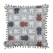 ALMOFADA 44 CM X 44 CM MIFFY - FLANDRES/RUBY MOCHA - Foto 3