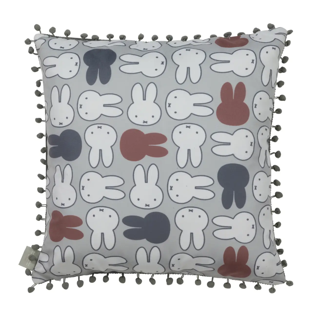 ALMOFADA 44 CM X 44 CM MIFFY - FLANDRES/RUBY MOCHA - Foto 3