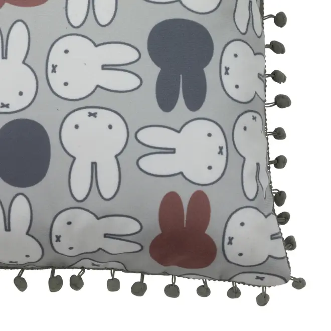 ALMOFADA 44 CM X 44 CM MIFFY - FLANDRES/RUBY MOCHA - Foto 4