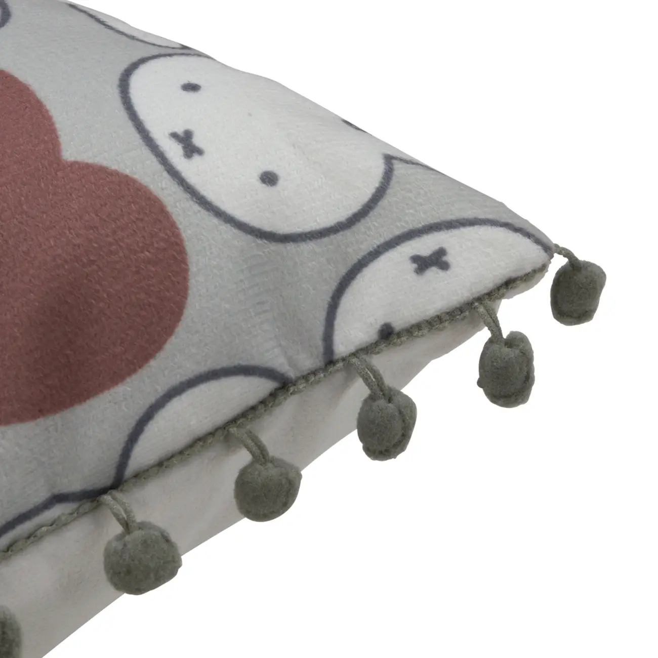 ALMOFADA 44 CM X 44 CM MIFFY - FLANDRES/RUBY MOCHA - Foto 5