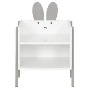 MESA DE CABECEIRA 1 NICHO MIFFY - CINZA/BRANCO - Foto 1