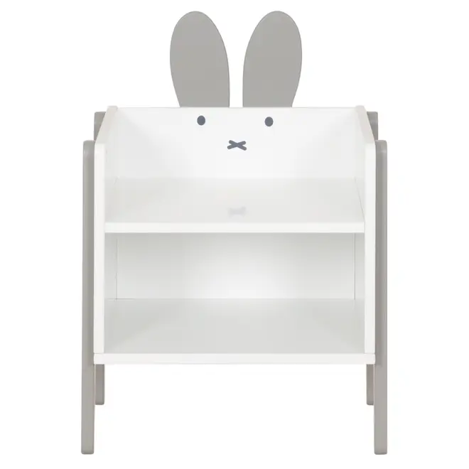 MESA DE CABECEIRA 1 NICHO MIFFY - CINZA/BRANCO - Foto 1
